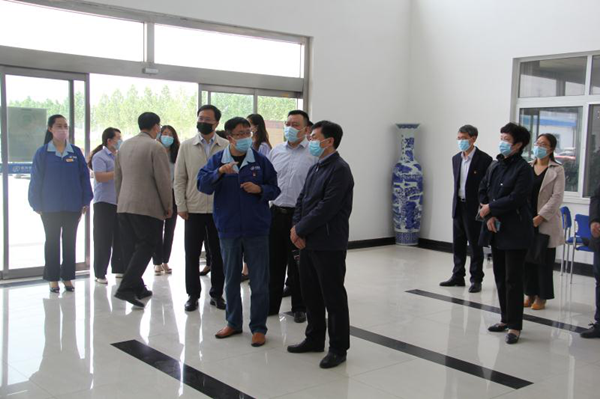 市委組織部調研組領導蒞臨集團參觀指導